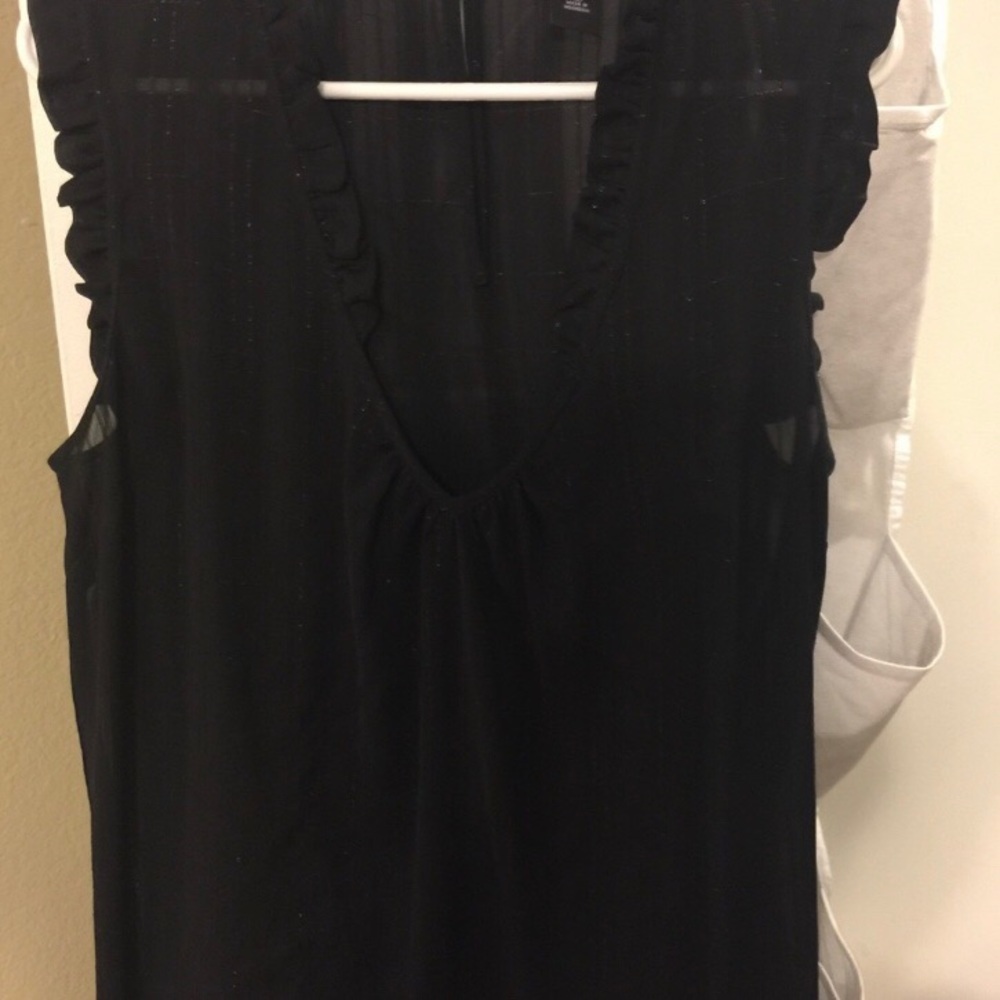 Black Sheer Blouse